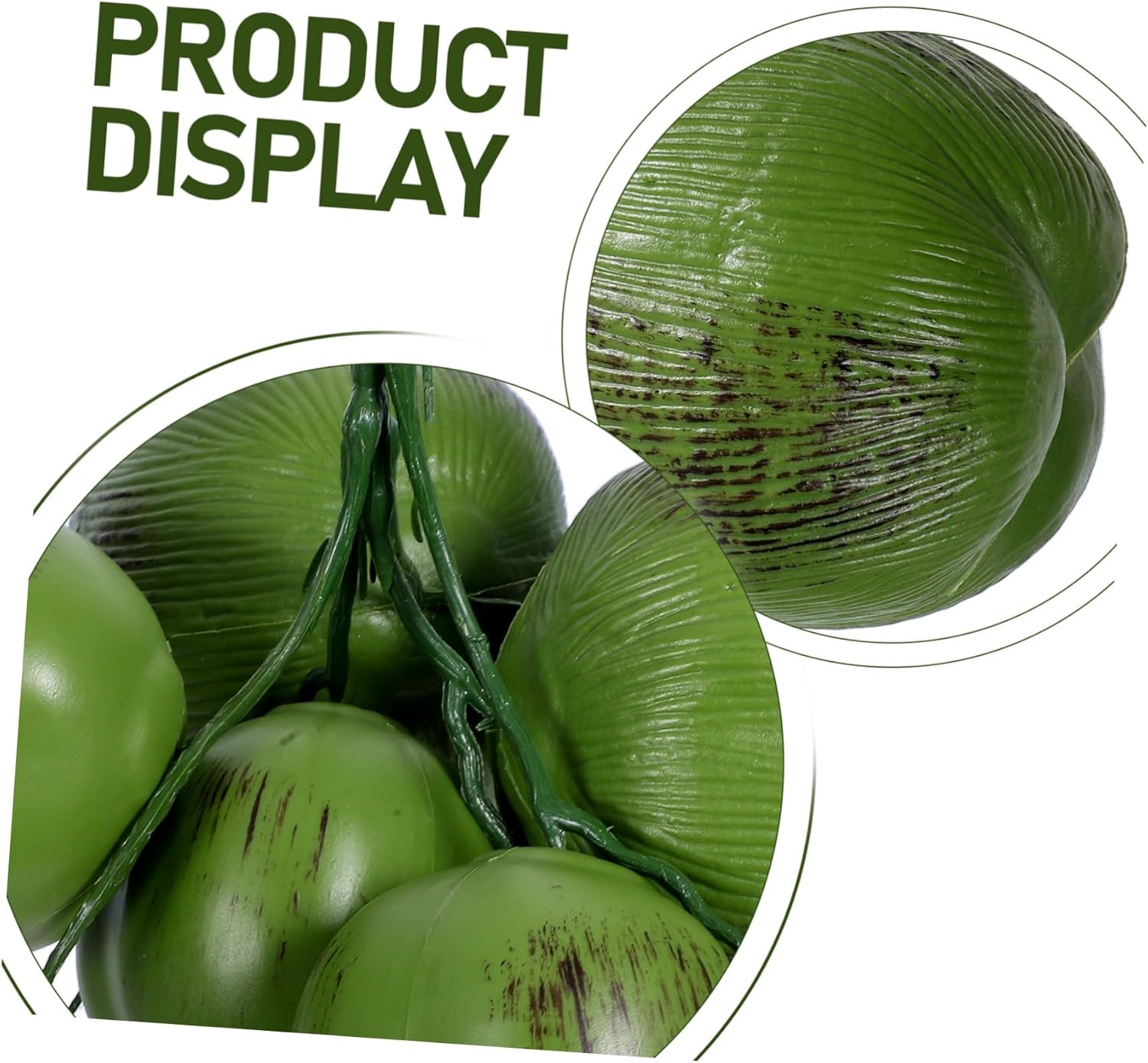 Ciieeo Tropical Fruit Decorations for Artificial Coconut Hawaiian Versatile Home Wedding Decor