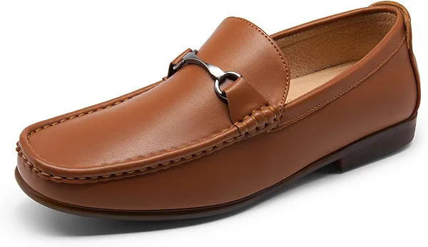 Bruno Marc Men's Dress Loafers Slip On Casual Driving Loafer,Size 10.5,Tan,Henry-1