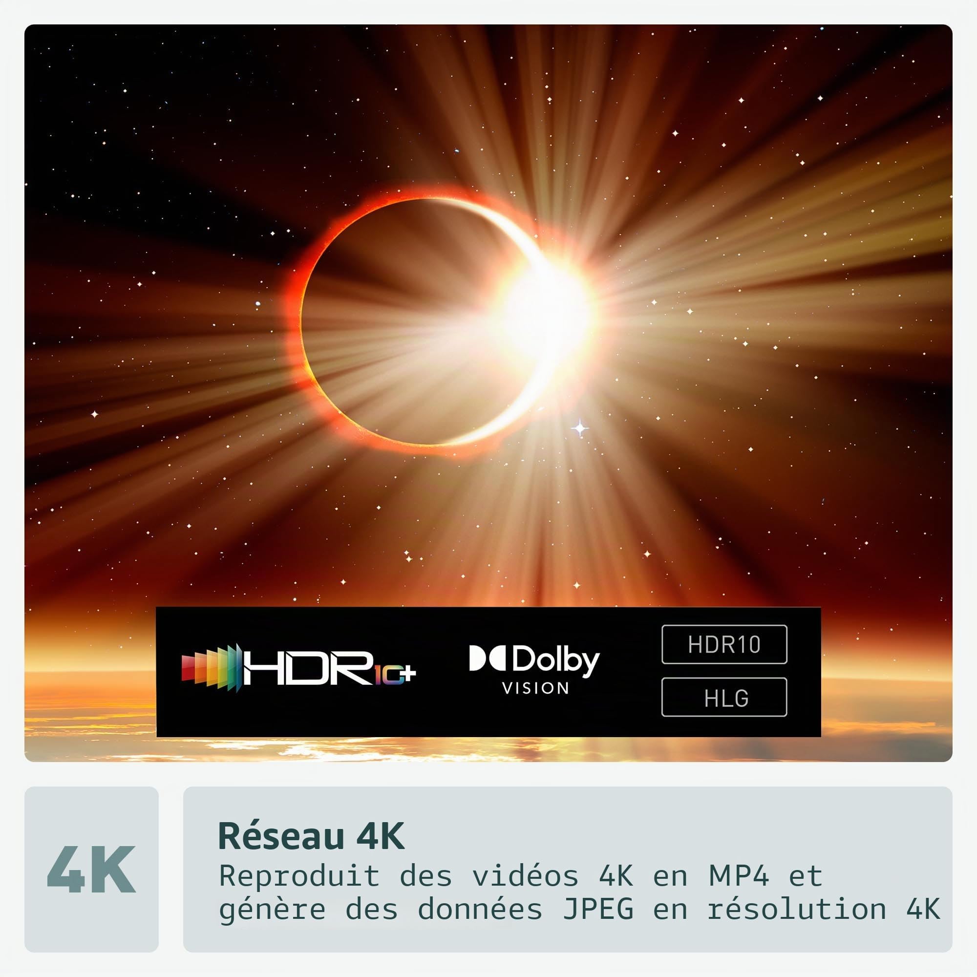 Panasonic Lecteur Blu Ray 4K de qualité supérieure, lecteur DVD UHD Blu Ray avec son haute résolution, streaming VOD 4K, HDR10+ et Dolby Vision™, DP-UB450 (noir)