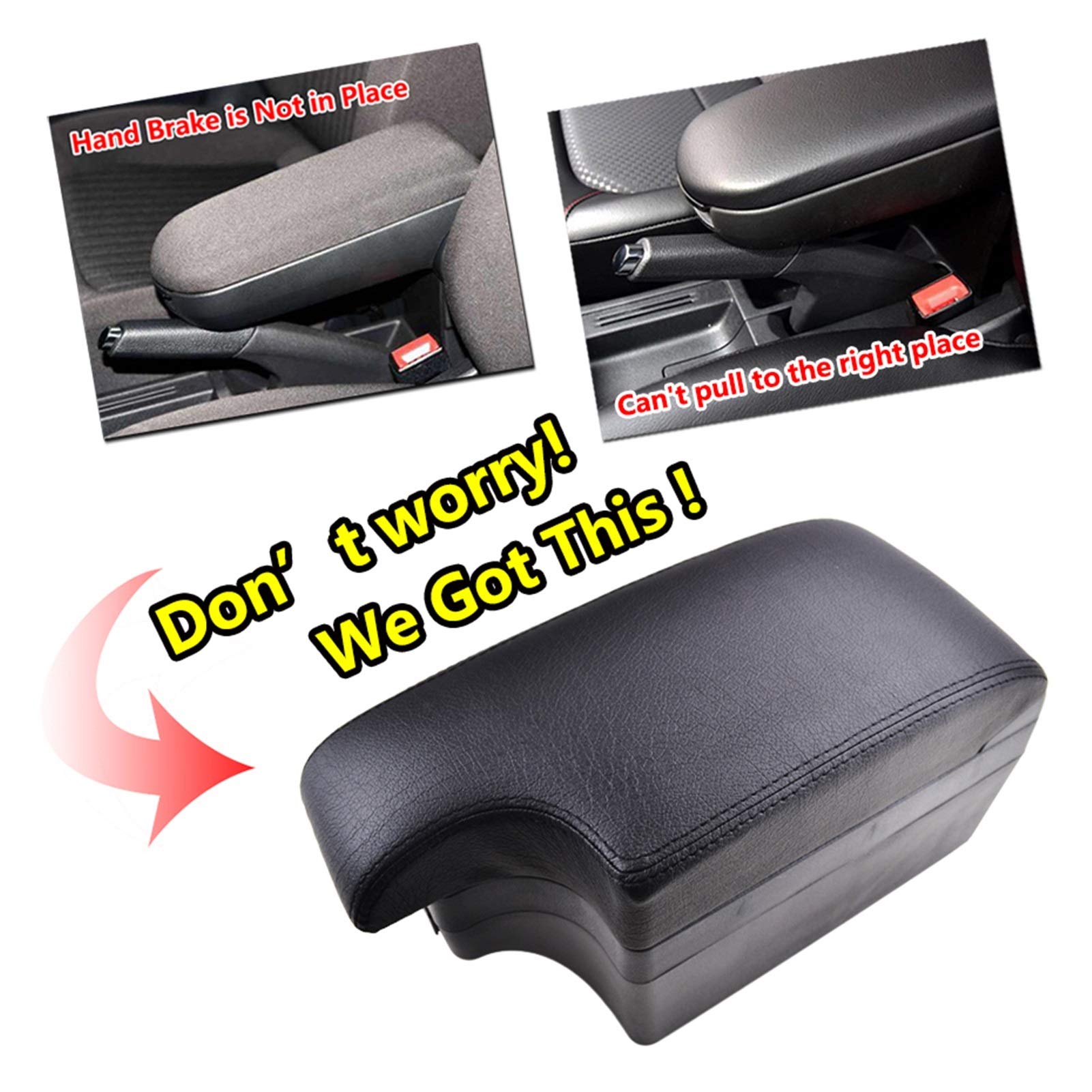 Pokrowiec na podłokietnik, dla Yaris Vitz Hatchback 2006-2011 Central Store Box 2007 2009 2010 Podłokietnik w konsoli środkowej samochodu