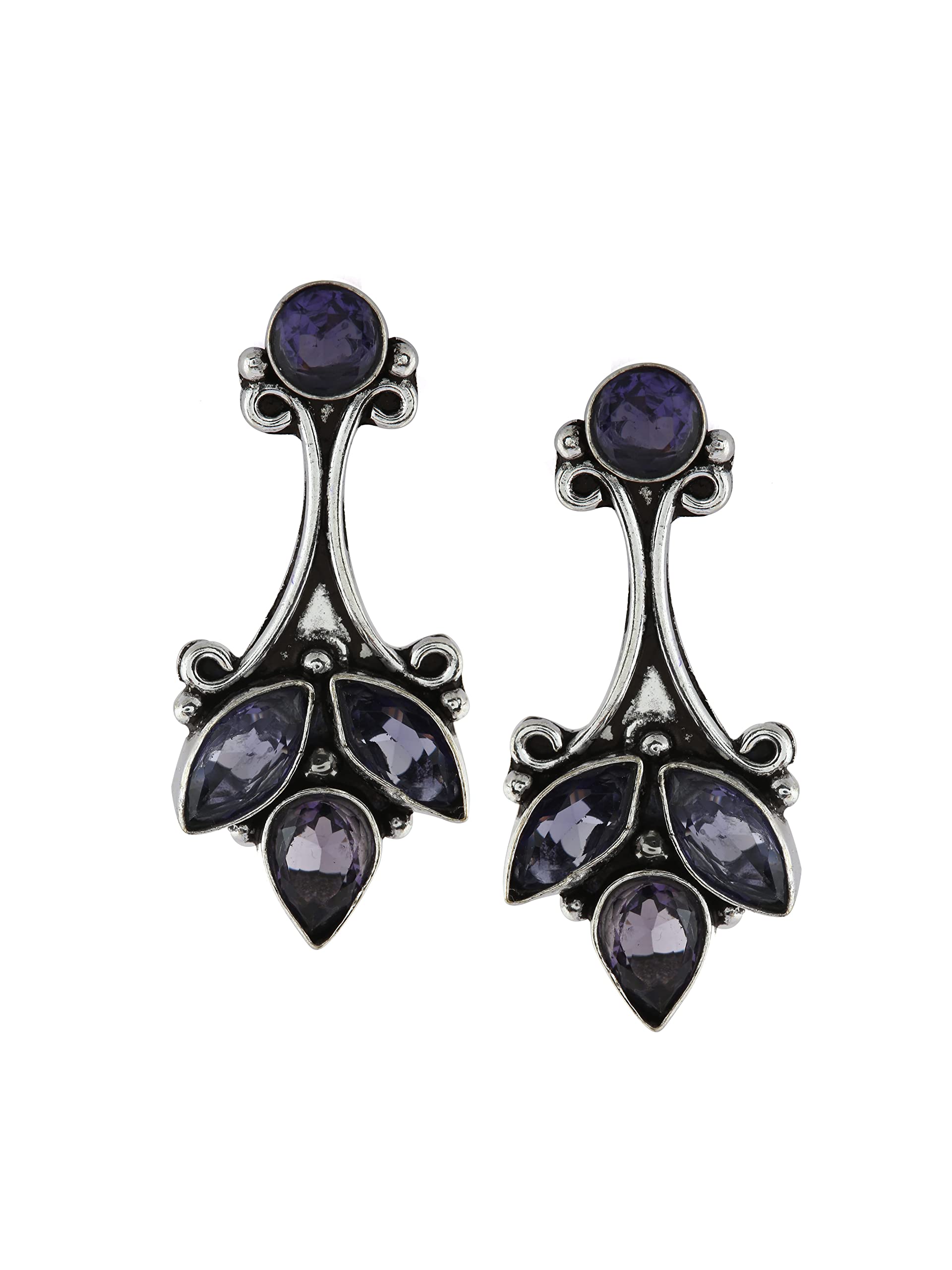 See full amazon price history chart for El Regalo 925 Silver Plated Vintage Stones Stud Earrings for Women & Girls (Purple) El Regalo 925 Silver Plated Vintage Stones Stud Earrings for Women & Girls (Purple) (B09VZ4LPM6) Amazon Price History, Amazon Price Tracker