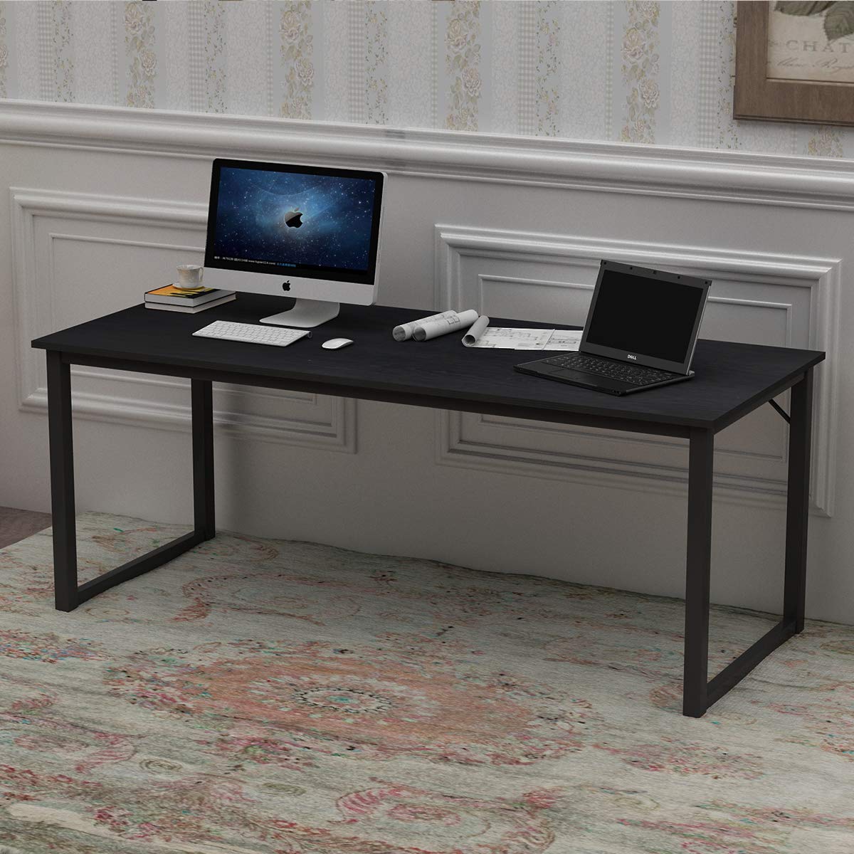 Buy SogesPower 63 inches Computer Desk PC Laptop Office Desk Study