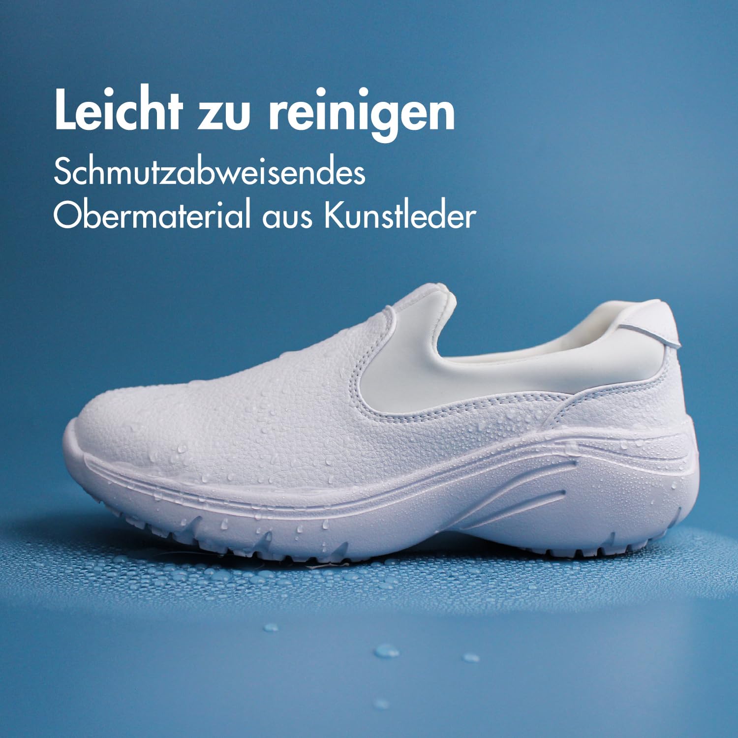 Hawkwell Damen-Schlupfschuhe, leichte Pflegeschuhe, Bequeme, rutschfeste Arbeitsschuhe