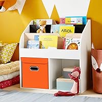 Vista 5 de Organizadores de Armario Contenedores de Almacenamiento de Tela Con Tapas Cubos Plegables Organizador Cesta Con Asas, Cajas de Almacenamiento