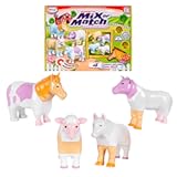 Magnetic Mix or Match Farm Animals, Pastel