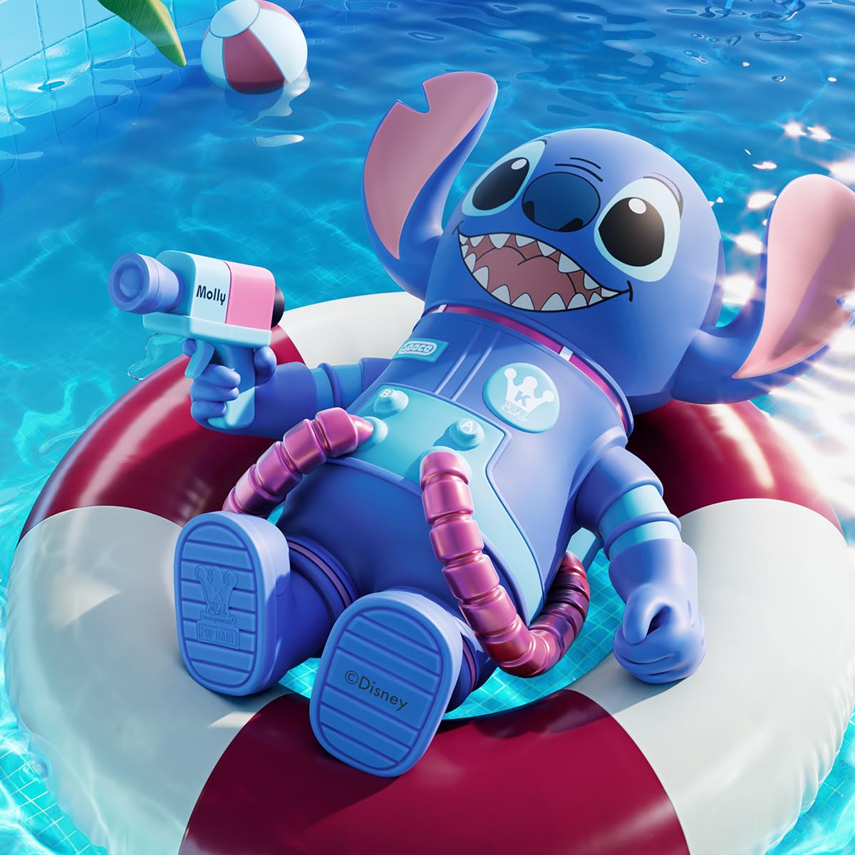 Amazon.co.jp: POP MART MEGA コレクション 1000% SPACE MOLLY Stitch 