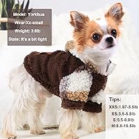 Vista 3 de Suéteres para perros, suéter para cachorros, ropa para perros, suéter de gato, ropa de chihuahua, suéteres para perros pequeños, ropa