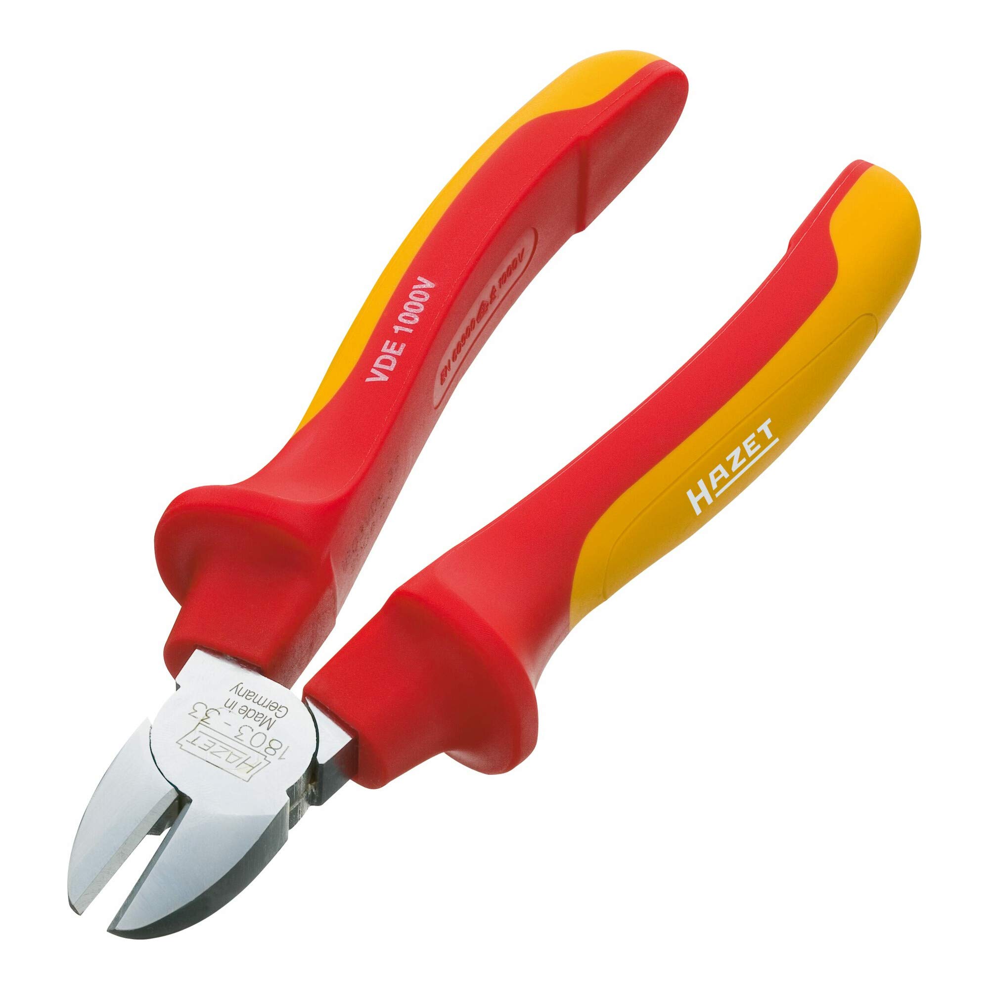 HAZET 1803VDE-22 Alicate corte diagonal rojo/amarillo