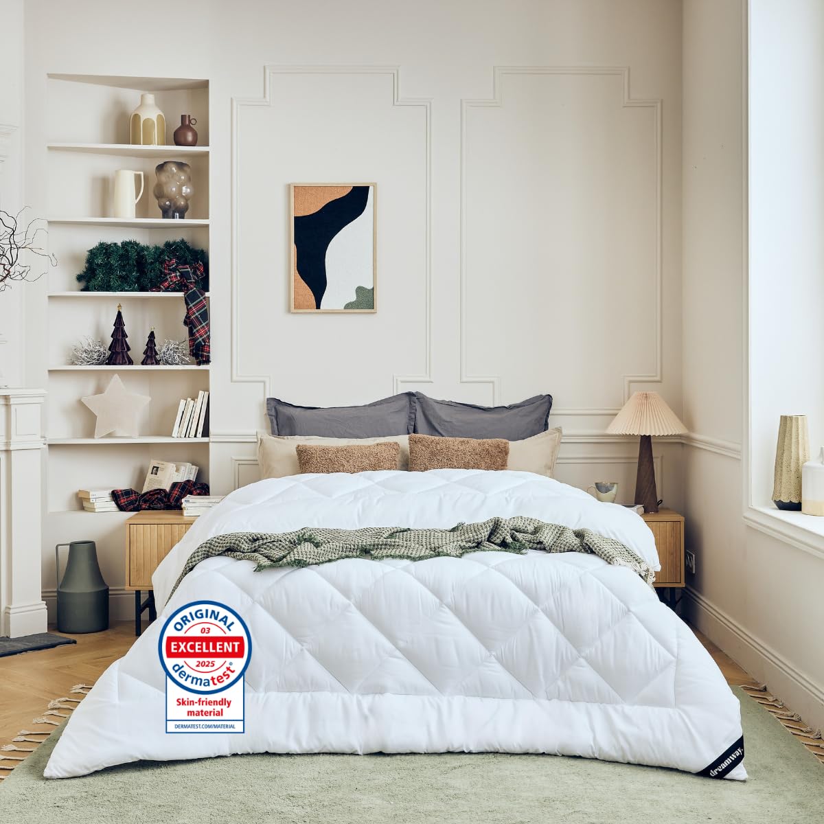 DREAMWAY Piumino Invernale 220x240 cm - 450 g/m² Caldo - Antiacaro