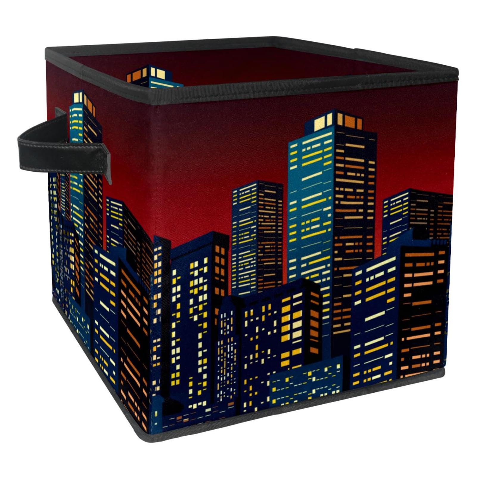 Boîte de rangement pliable tissu cube pour placard de maison et dressing de chambre