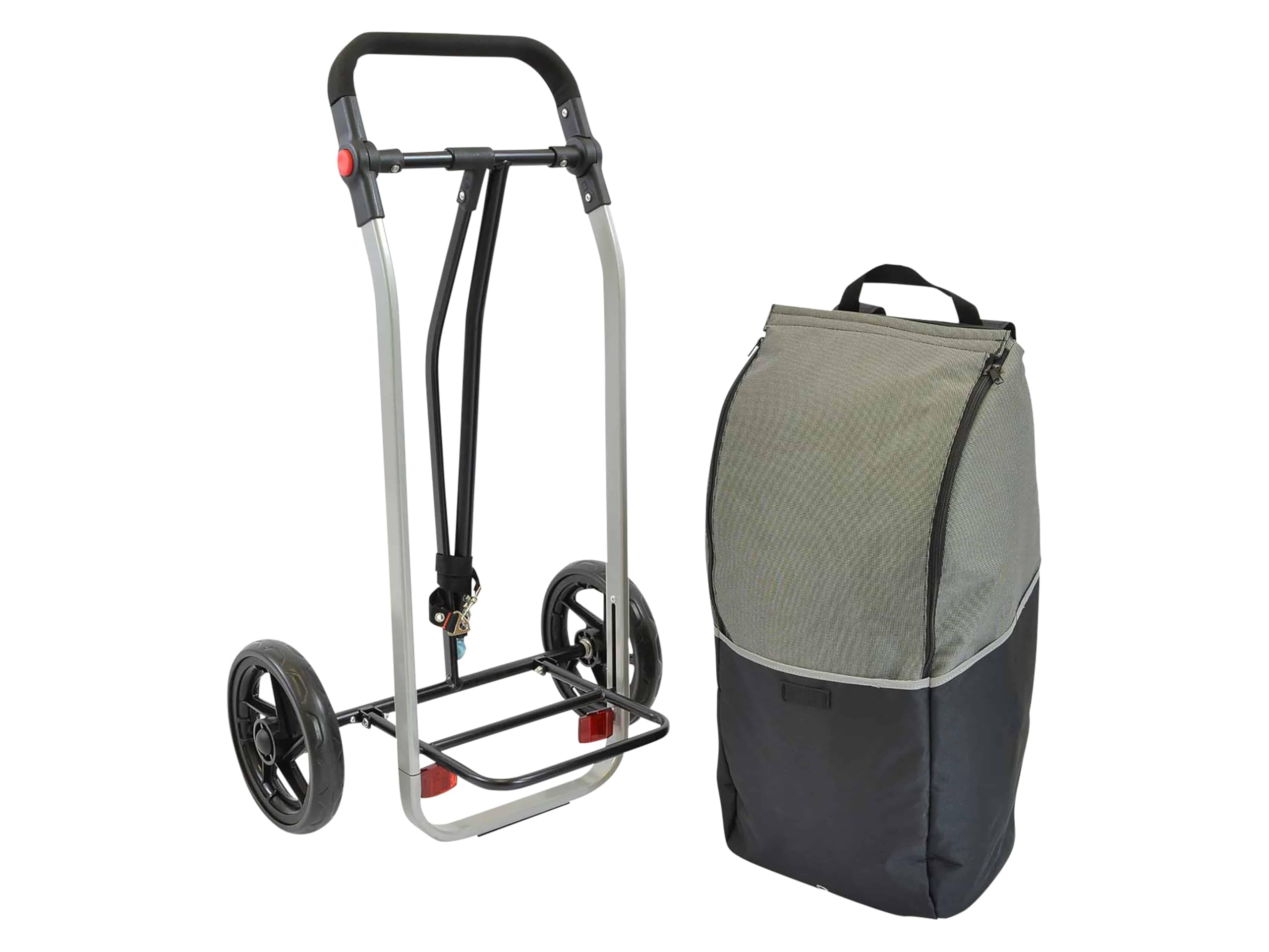 Filmer Trolley per la spesa per bicicletta, Capacità: 50 L, Ruota in plastica EVA da 12