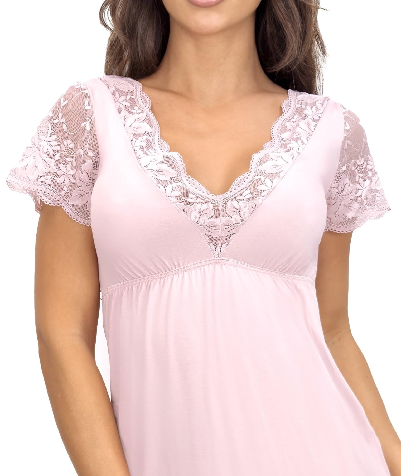 Selente Sweet Dreams Seducente Camicia da Notte o Vestaglia Abbinata Donna. Taglie IT 42-54. Made in EU.