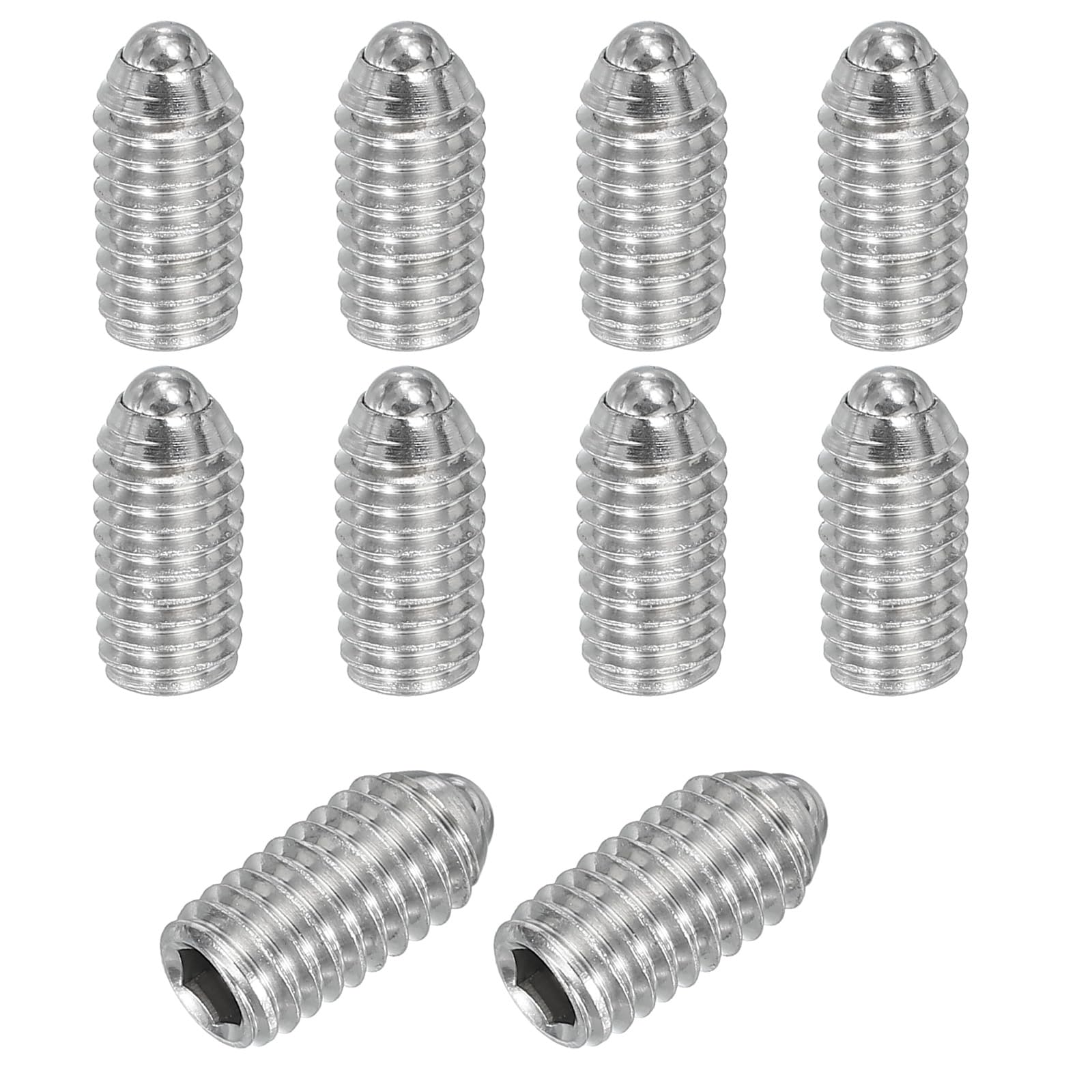 PATIKIL M6x12mm Ball Point Set Screws
