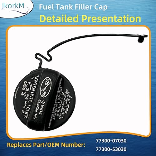 Vista 75 de Tapa del depósito de combustible, tapa de gasolina para Jeep Wrangler JK 2003-2018, Jeep Patriot 2008-2017, Jeep Wrangler TJ 2003-2006, Jeep