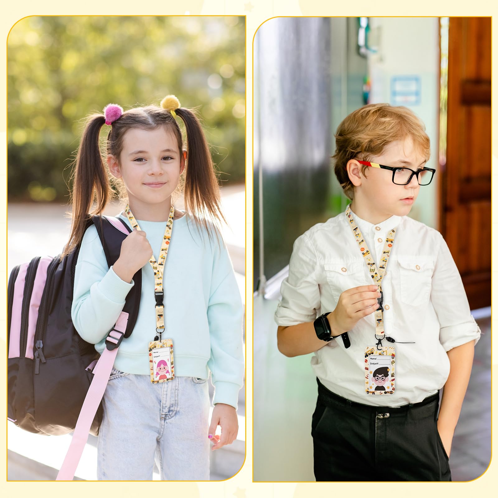 Toykee Porte-badge Avec Cordon Et Enrouleur Rétractable - Motif Chat Noir Et Fleurs - Pour Carte De Nom - Pour Infirmière, Infirmière, Médecin, Enseignant, étudiant