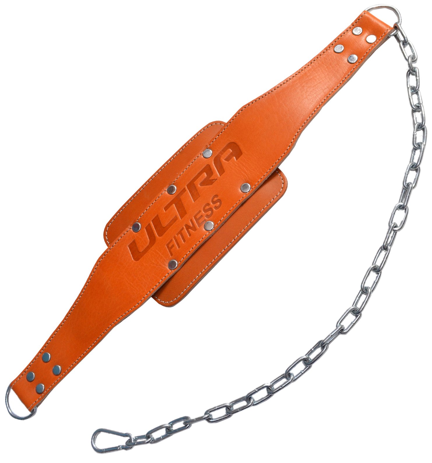 ULTRA FITNESS Leather Dipping Belt Pro Dip Belt For pull ups and dips