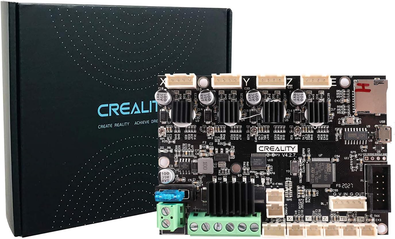 Sovol Creality Ender 3 Pro Upgraded Motherboard Silent Board V4.2.7 with TMC2225 Driver Marlin 2.0.1 for Ender 3/ Ender 3 V2/ Ender 3 Pro/Ender 5 (Customized and Non-Standard Matching)