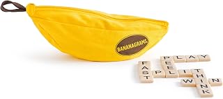 Bananagrams Classic Word Game: Fast-Paced Anagram Spelling Fun, Portable Family Travel Game for 1-8 Players Ages 7+