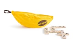Bananagrams Classic Word Game &ndash; Fast-Paced Spelling & Anagram&comma; Family & Travel Game &comma; 144 Letter Tiles in Portable Banana Pouch&comma; 1&ndash;8 Players&comma; Educational Wordplay Fun for Ages 7&plus;