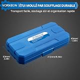VORXEON 13Pcs Torx Bit Set Star Bit Socket Set T8-T70, 50BV30 CR-V Drive Socket and S2 Alloy Steel Bit, 3 Sizes 1/4 3/8 1/2 Inch with Storage Case - 6