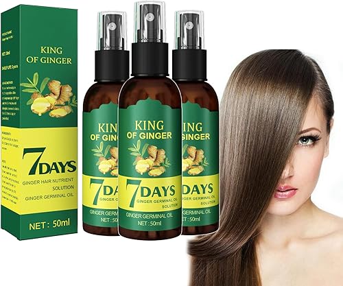 Miniatura 8 de Shouga Kingu Aceite de crecimiento del cabello, aceite de jengibre para el crecimiento del cabello, aceite germinal de jengibre 7 días, King of