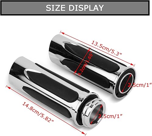 Miniatura 3 de PSLER Control electrónico del acelerador de 0.984 in, 1 pulgada, empuñaduras de manillar suaves al tacto para Touring Street Glide, Electra Glide,