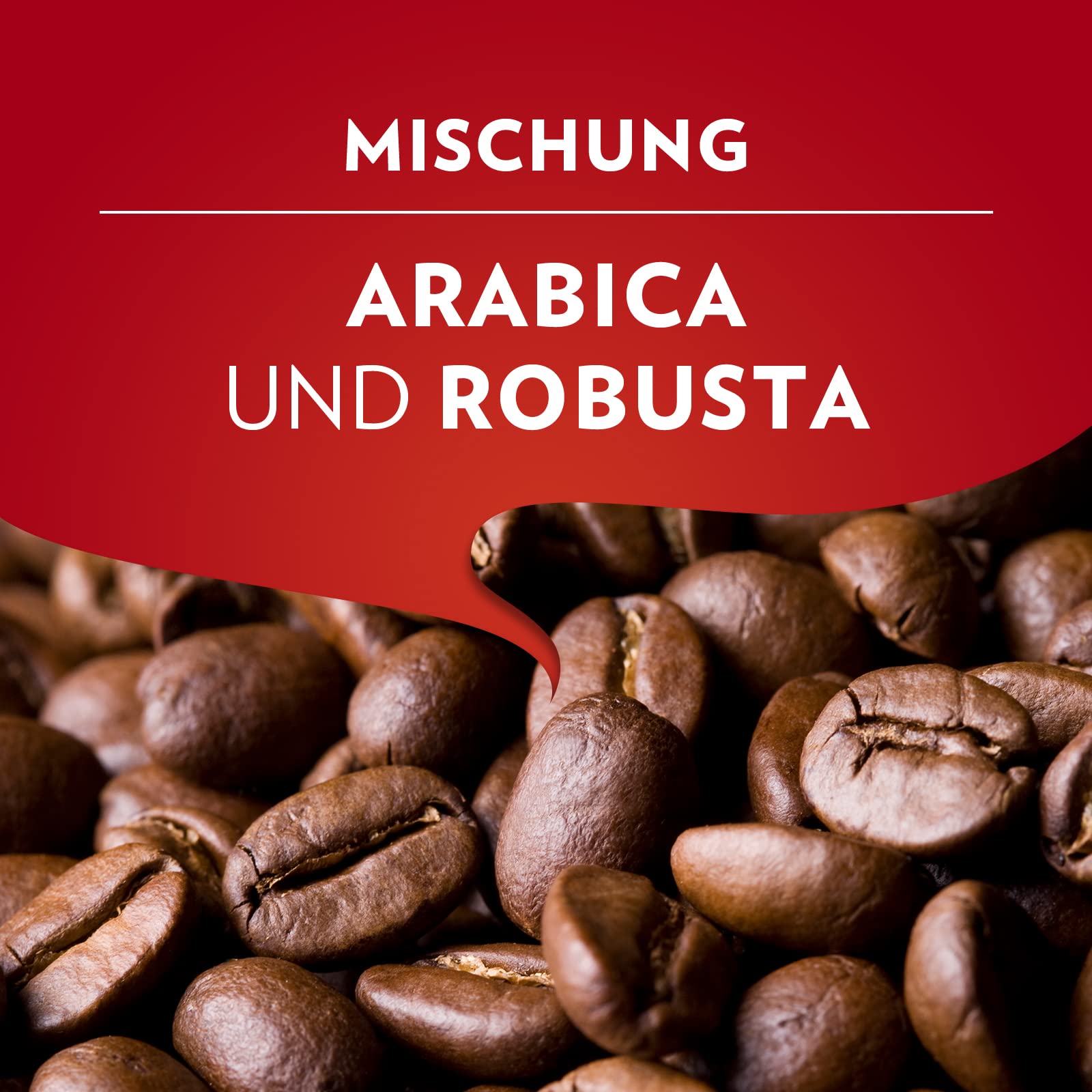 Lavazza, Qualità Rossa, Arabica & Robusta Kaffeebohnen, mit Aromanoten von Schokolade und Trockenfrüchten, Intensität 5/10, Mittlere Röstung, 1 Kg