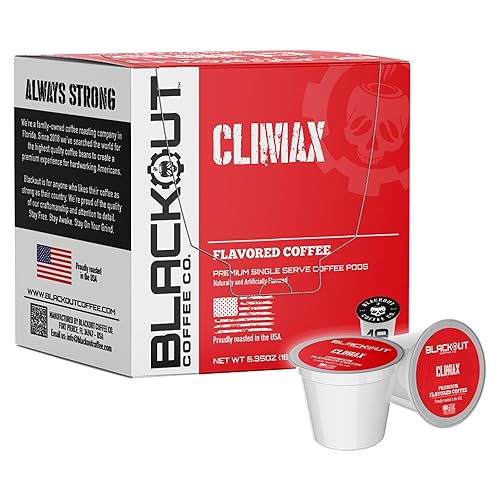 Blackout Coffee CLIMAX Amaretto, Irish Cream & Kahlua Flavored Coffee