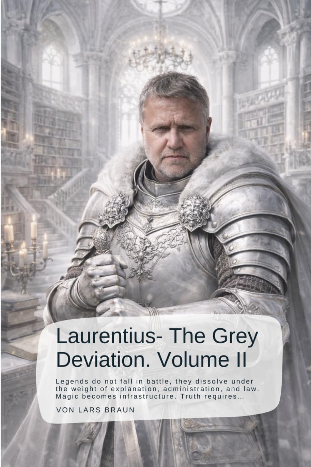Laurentius - The Grey Deviation. Volume II: Legends do not fall in battle, they dissolve under the weight of explanation, administration, and law. Magic becomes infrastructure. Truth requires…