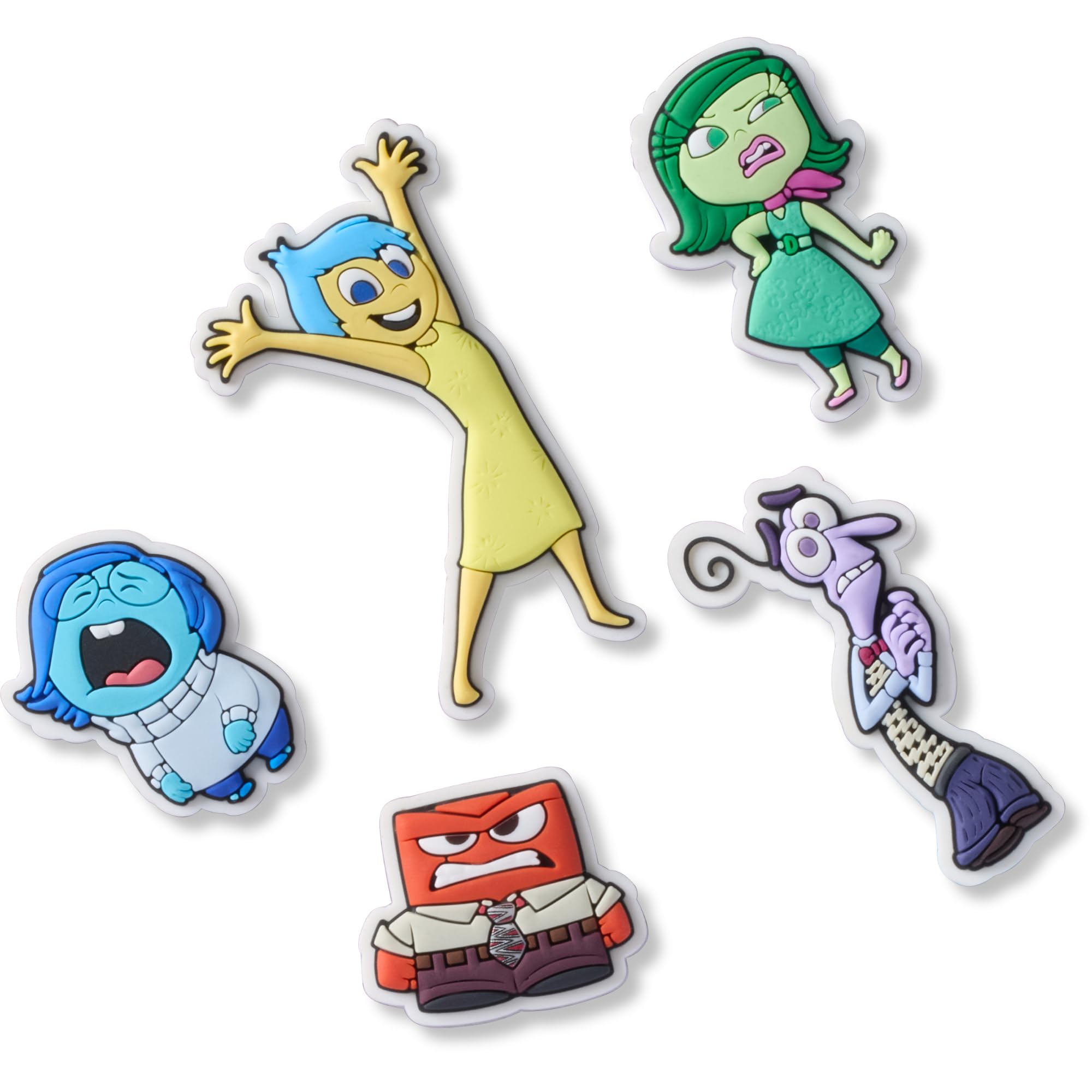 Crocs Unisex Jibbitz Charms, Pixar Inside Out 5 Pack