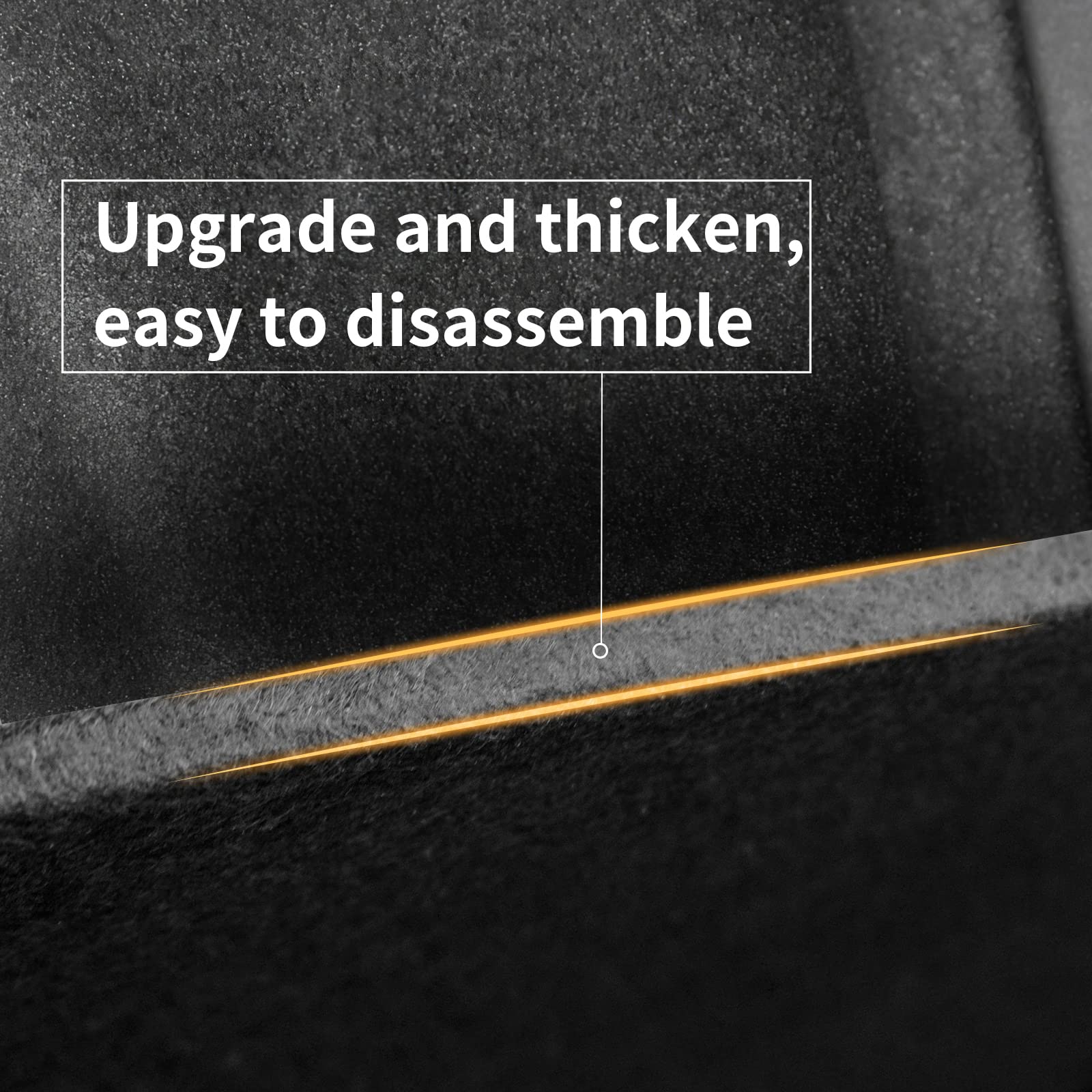 KUNGKIC Rear Trunk Organizer Side Divider For Mini Cooper U25 Countryman 2025 2024 2023 Car Organizer Interior Accessory 2PCS