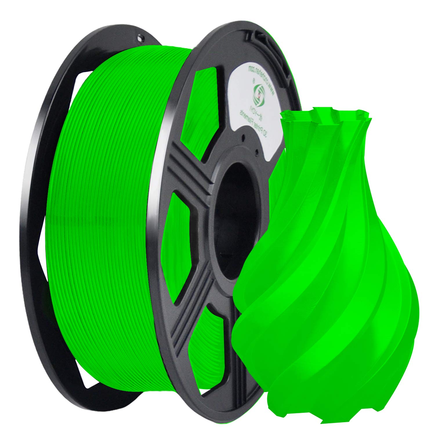 YOYI YOYIPLA 3D Printer Filament, PLA Filament 1.75mm Dimensional Accuracy +/- 0.03mm, 1kg Spool (2.3lbs), PLA Green