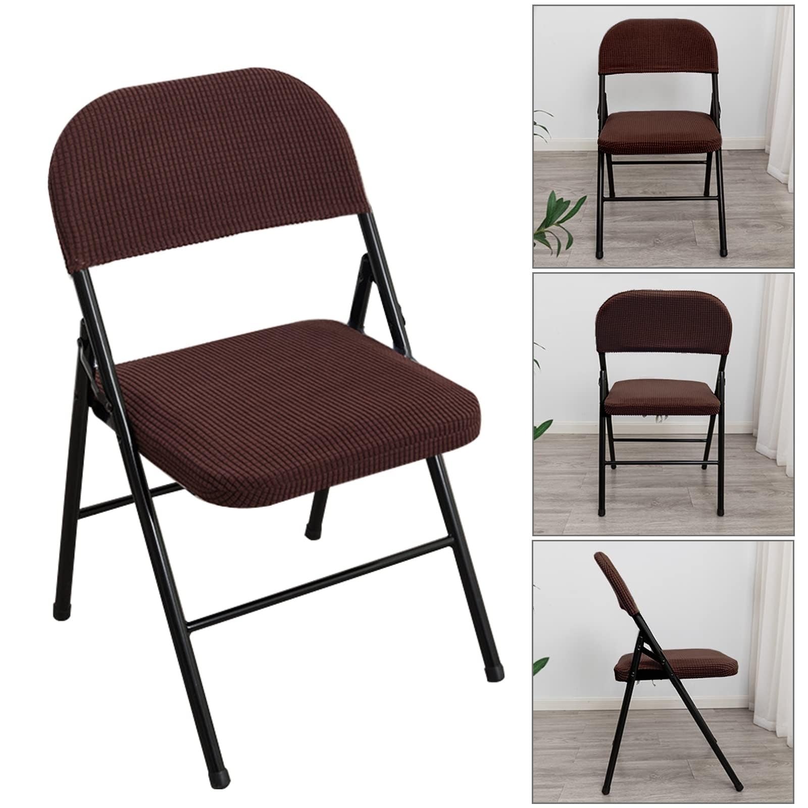 Set di 2 coprisedia elastici per sala da pranzo e ufficio, per decorare la casa, riunioni ed eventi, universali, facili da installare, 15,6 pezzi