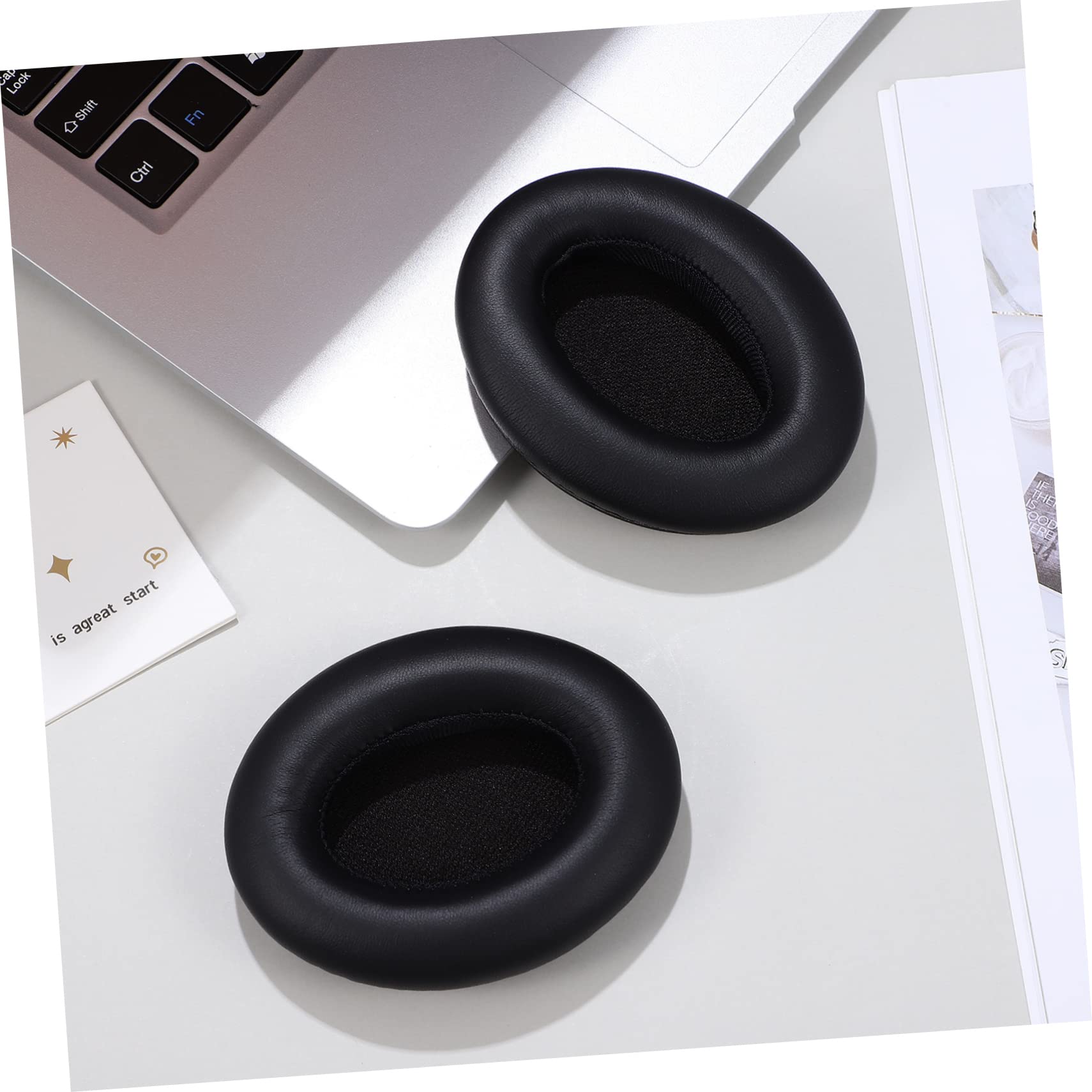ARTIBETTER 4 Paia Padiglioni Auricolari Cuscino Per Cuffie in Spugna Cuscinetti Auricolari Per Cuffie Cuscinetto in Schiuma Per Cuffie Cuscinetti Per Auricolari Cuffie Ad Archetto Pelle