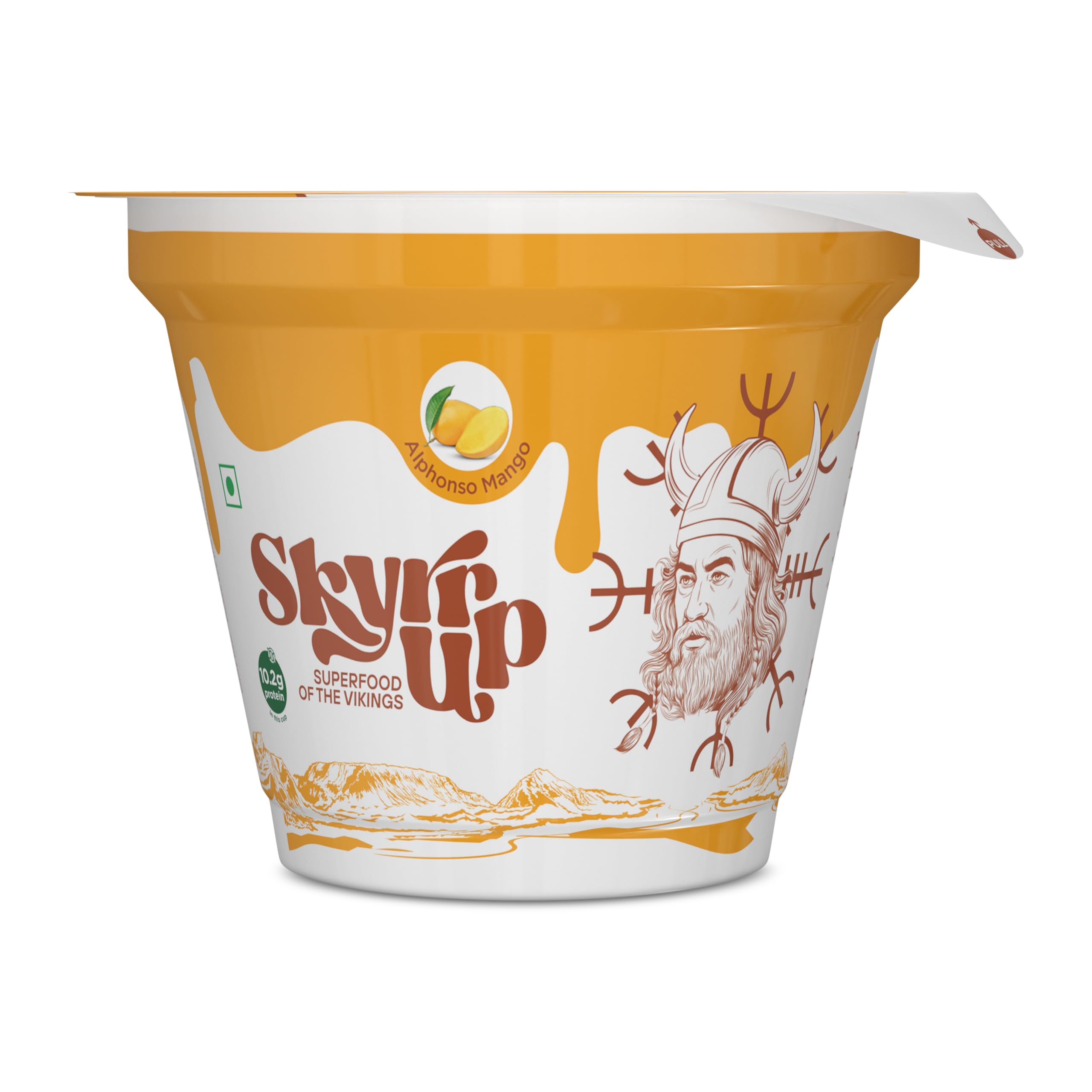 Skyrrup High-Protein Icelandic Mango Skyr - 105 GM | Fat-Free | No Added Sugar