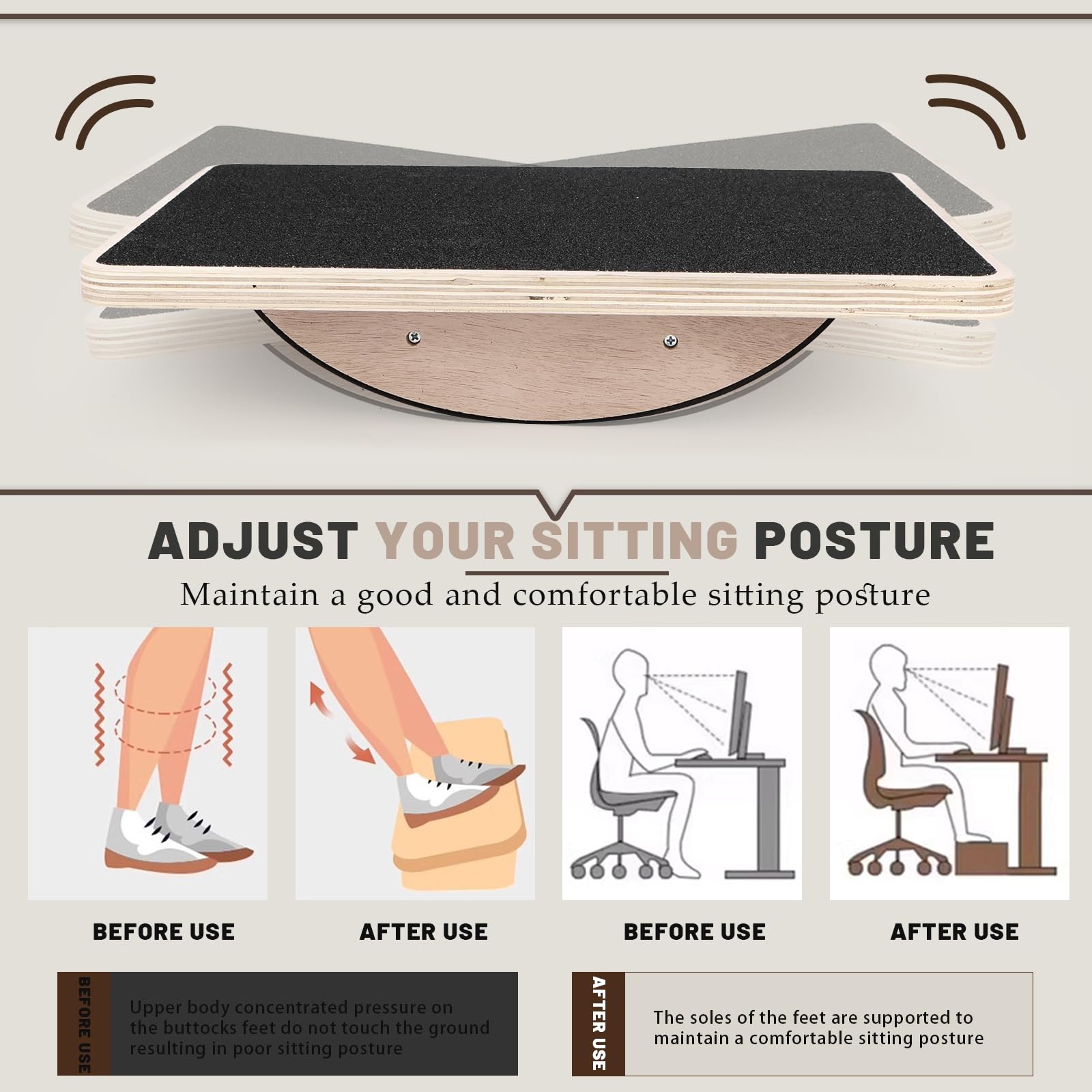 Balance Board - Tavola oscillante per fisioterapia fisica