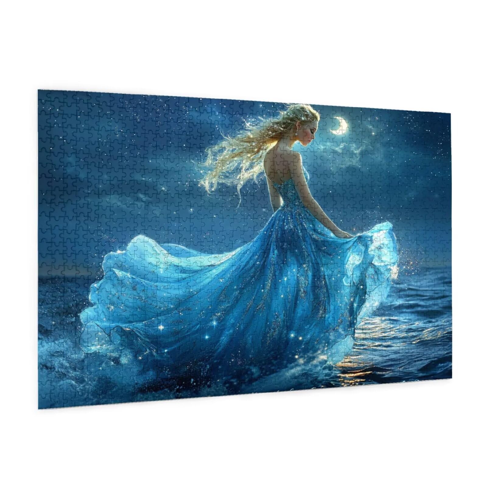 Kobiety Puzzle 5000 Pieces Krajobraz Puzzle Dorośli Początkujący z pudełkiem prezentowym, DIY Interaktywne puzzle Rodzinna wymagająca gra, Relief Relief Home Wall Decor Art Prezent dla mężczyzn 100 x
