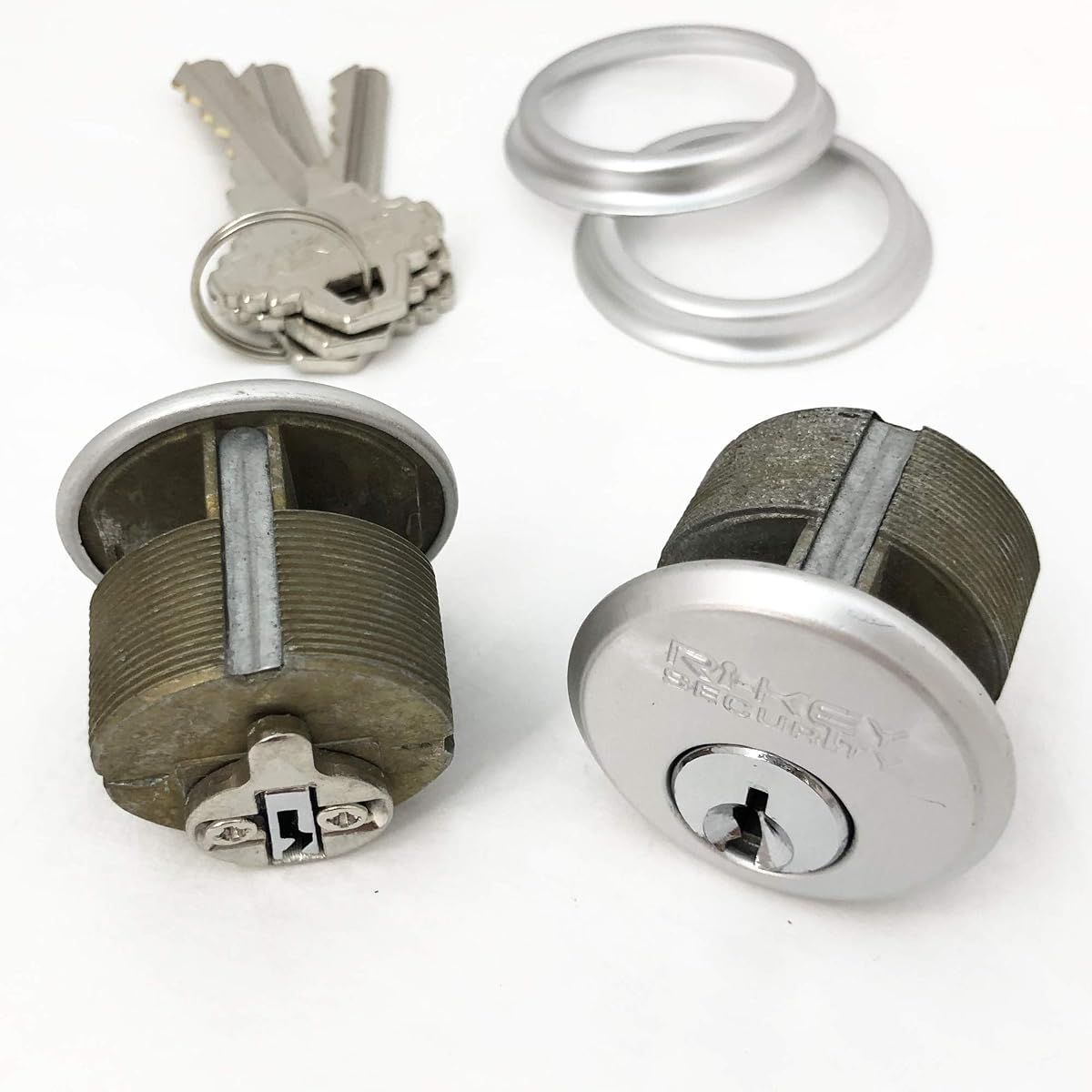 2 Mortise Lock Cylinders 1" for Commercial Store Front Entry Door Adams Rite