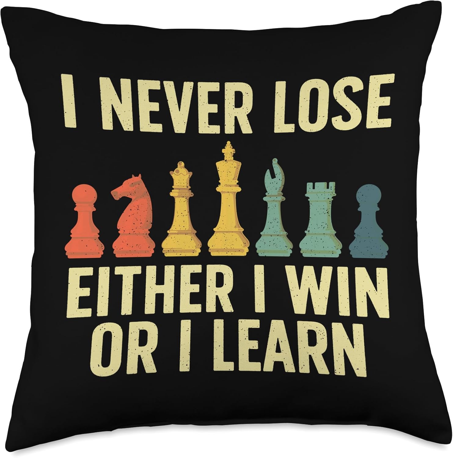 Best Chess Player For Men Kids Boys Board Game Chess Lover Throw Pillow