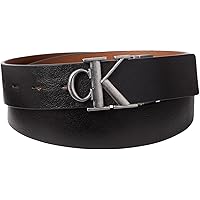 Calvin Klein Cinture da uomo CK BUCKLE TUMBLED 35MM ADJ/REV LV04D7049G