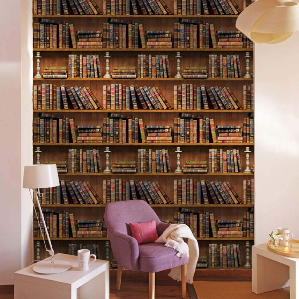 Univocean Wall Stickers Book Shelf (45 x 1000 cm) 3D PVC DIY Self Adhesive Wallpaper, Multicolour (B08RSBSBX5) Amazon Price History, Amazon Price Tracker