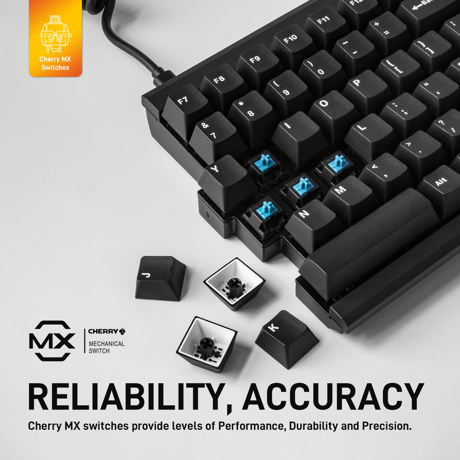 Amazon.com: BAROCCOMiSTEL MD770 Classic Black/WF, TKL Ergonomic