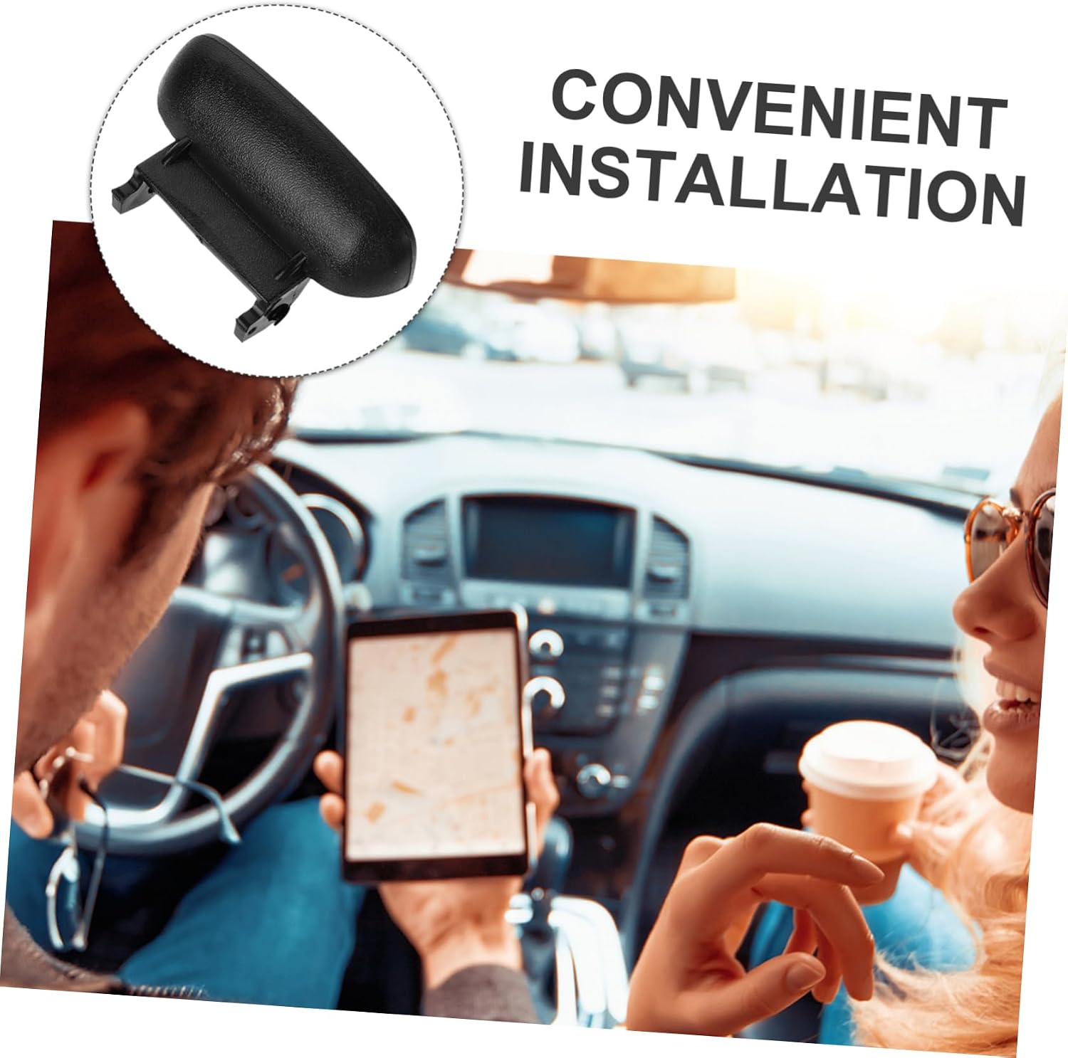 2pcs Center Console Lock Latch Replacement for Armrest Box Buckle Easy Install Eliminates Noise Compatible Various Vehicles