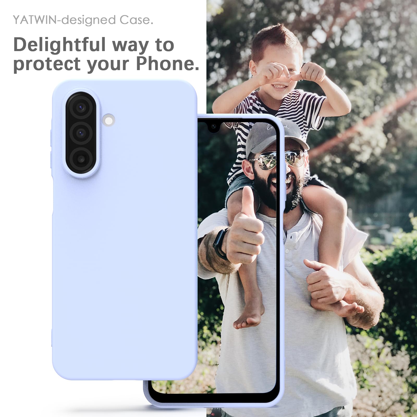 Samsung Galaxy A17 Case - Lilac Silicone Cover -2