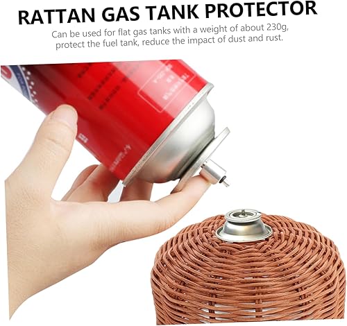 Miniatura 7 de BESPORTBLE Protector de tanque de gas plano Cubierta del tanque de gas Cubierta del recipiente de gas Cubierta de cilindro de gas para cocinar al