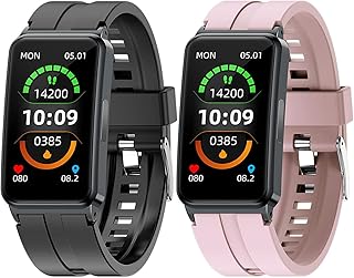 2packs Blood Glucose Watch For Diabetics - Continuous Blood Sugar Monitor Watch Blood Glucose Monitor Watch Non-invasive Blood Sugar Test Smart Watch Smart Watch Activity T-racker, Fitness Monitor