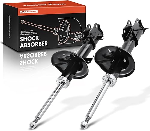 A-Premium Amortiguador delantero compatible con Chevrolet Aveo 2004-2009, Aveo5 2006-2009, G3 2009, lado del conductor y del pasajero