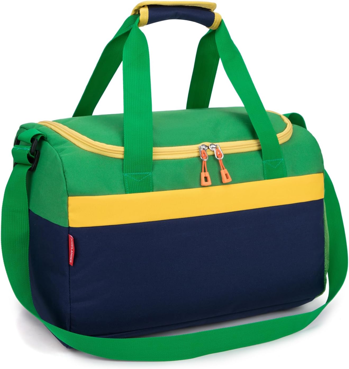 HawLander Small Duffle Bag for Kids Boys or Girls, Gym Bag for Sports Travel(Dark Blue Green) - Image 2