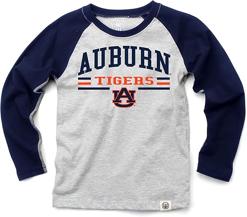 Miniatura 36 de Wes and Willy NCAA playera raglán de manga larga para niños