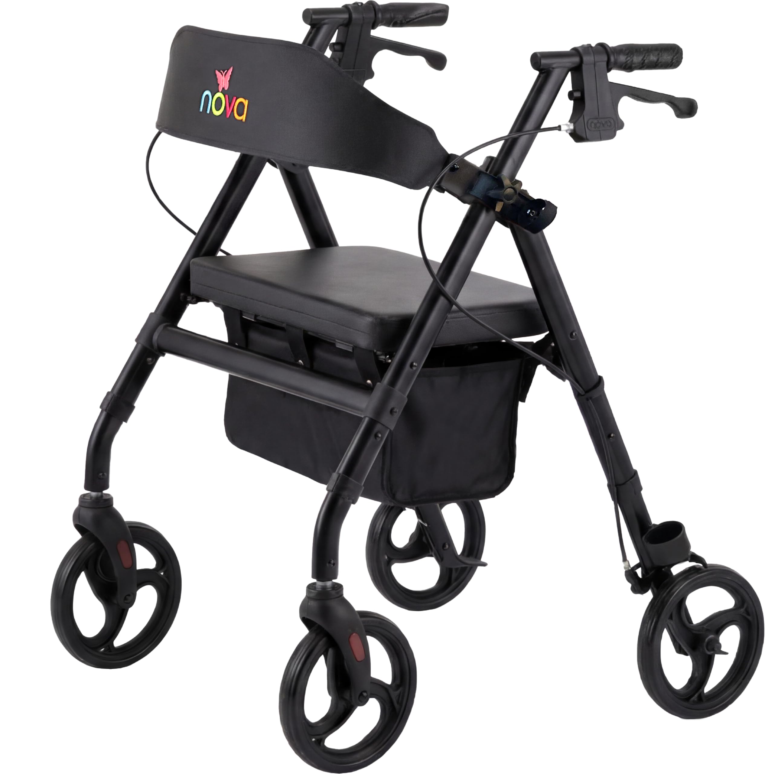 Amazon.com: NOVA Vega Rollator Walker - Lightweight 18 lb Folding